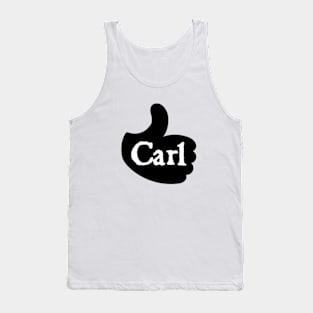 Men name Carl Tank Top